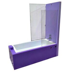 Rainbow High Doll House Bathroom Shower Bathtub COMBO Replacement NO SHOWER HEAD